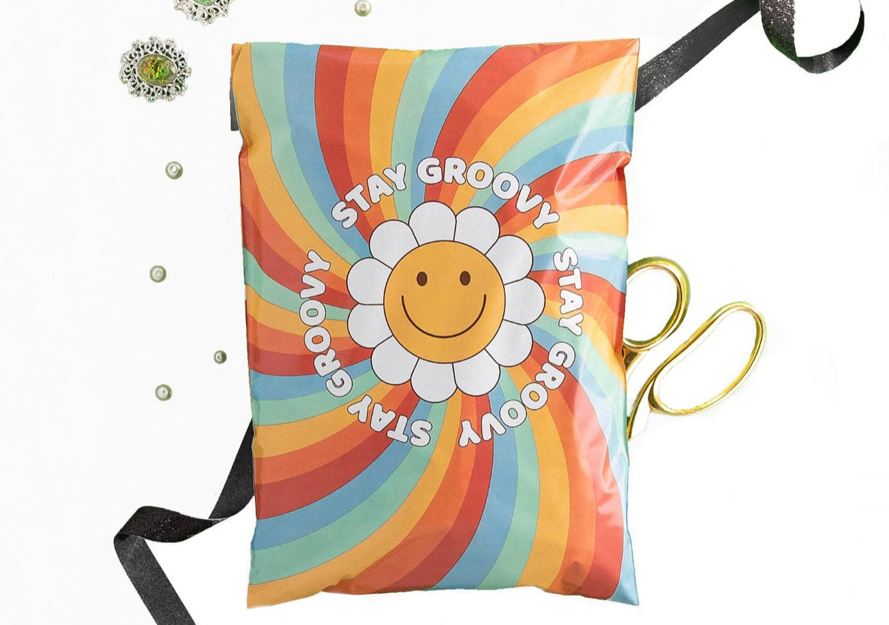 Shipping Bags For Clothes 200 Pack 7.5x10.5 Inch Poly Mailers – Self-Sealing Plastic Shipping Envelopes, White Poly Mailers Printed - Foto 3