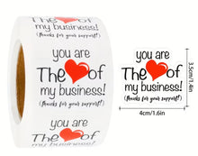 Load image into Gallery viewer, Packaging stickers qty 100
