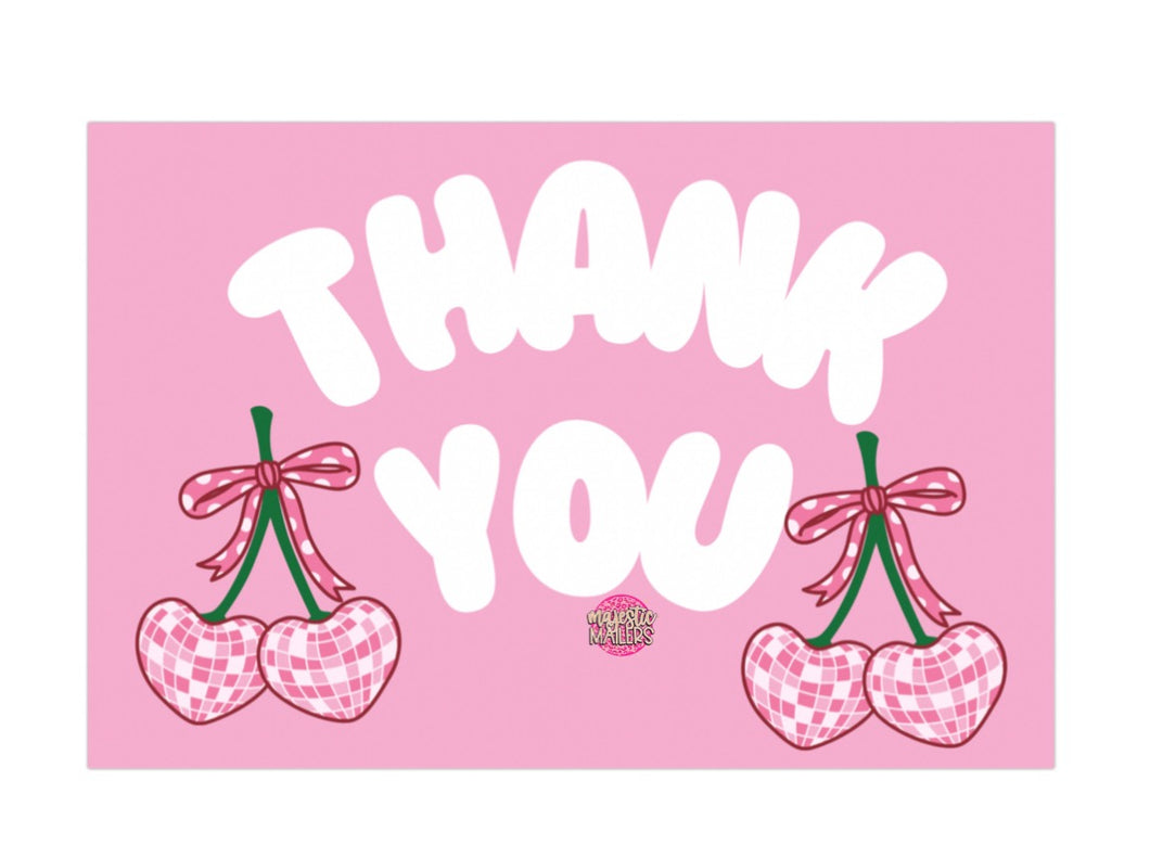 4x6 Package insert thank you cards Qty 100