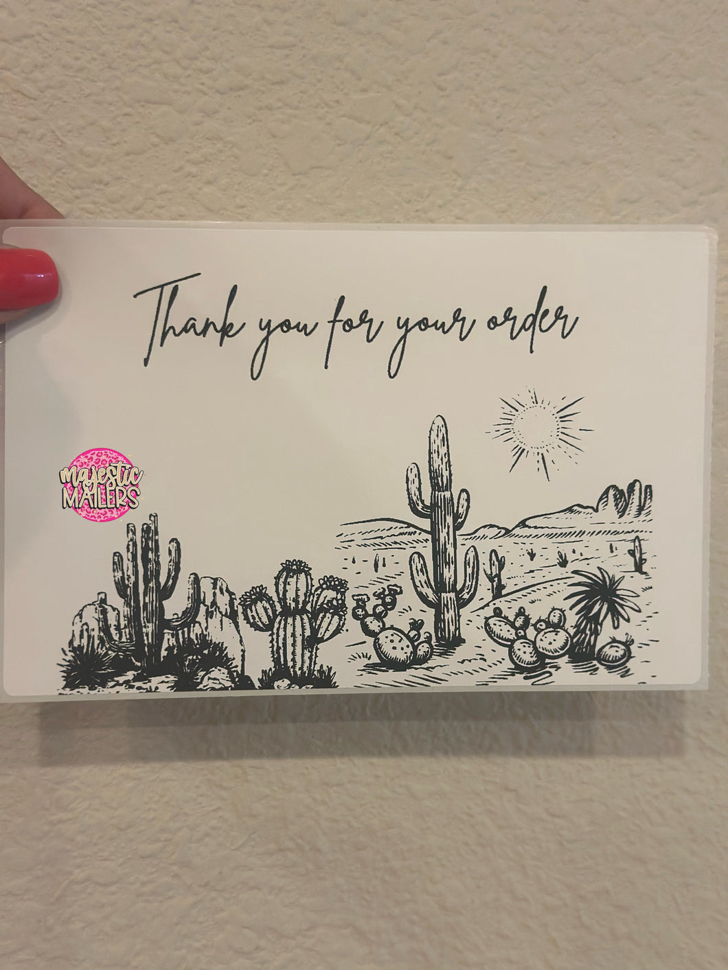 4x6 Packaging stickers set of 100