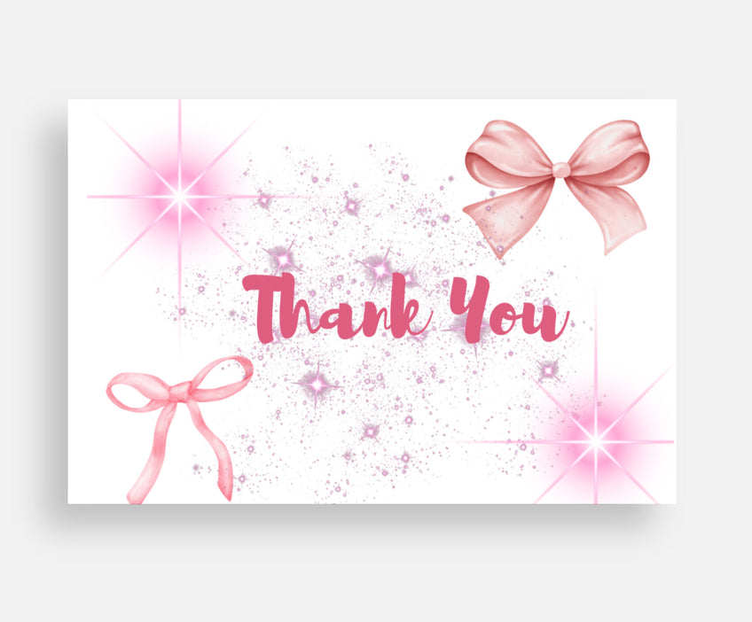 4x6 Package insert thank you cards Qty 25