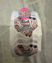 Load image into Gallery viewer, 1.5” Exclusive designed waterproof Packaging stickers qty 100
