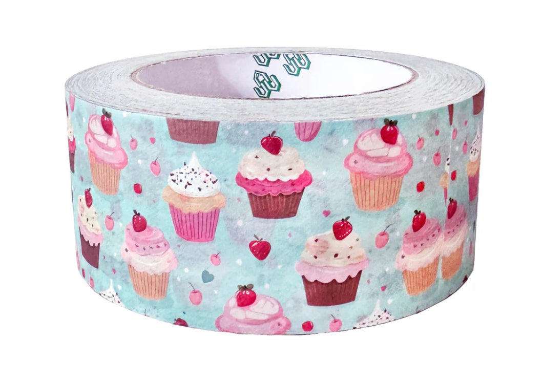 Cupcake packaging tape