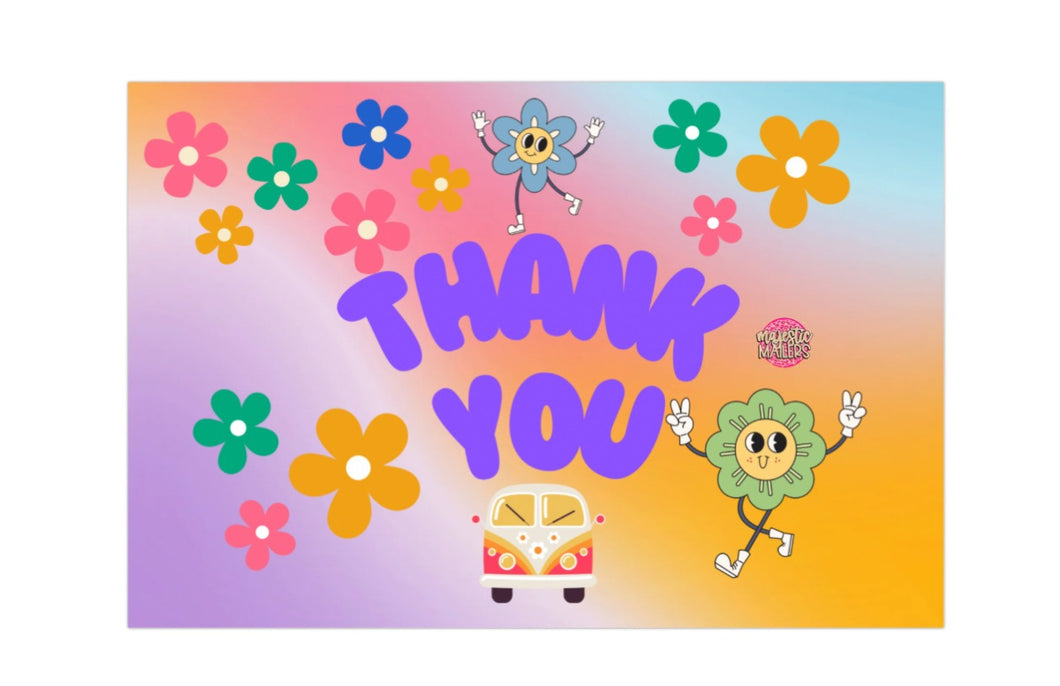 4x6 Package insert thank you cards Qty 50