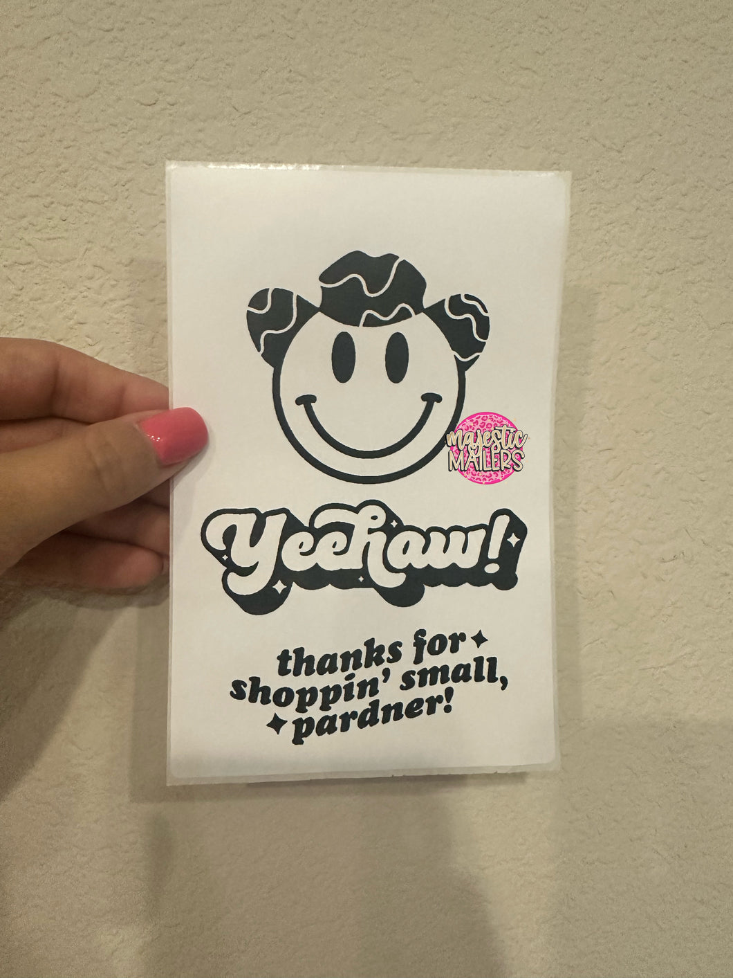 4x6 Packaging stickers set of 100