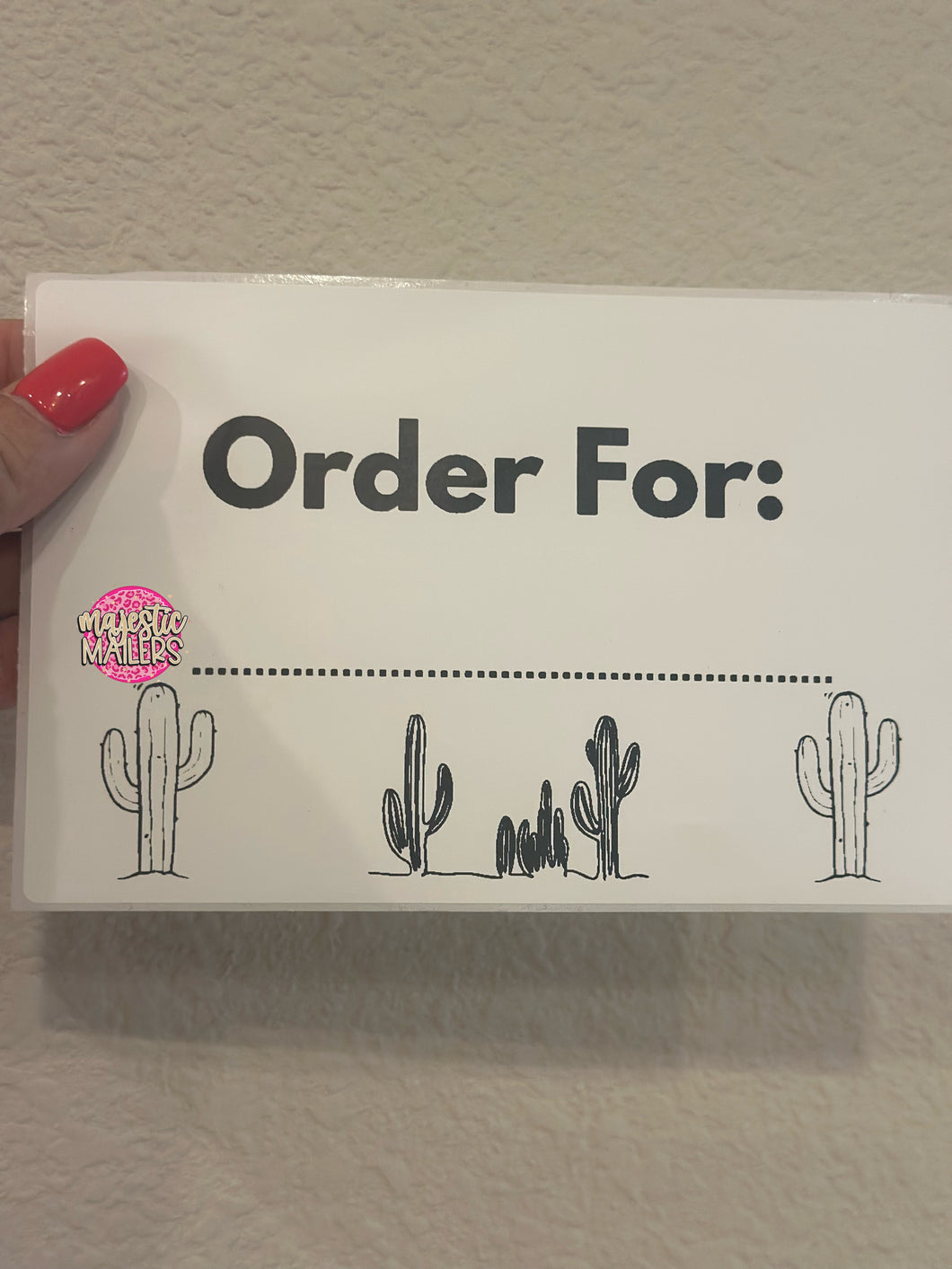 4x6 Packaging stickers set of 100