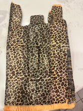 Load image into Gallery viewer, Set of 100 Leopard merchandise bags 11.5x6x21”
