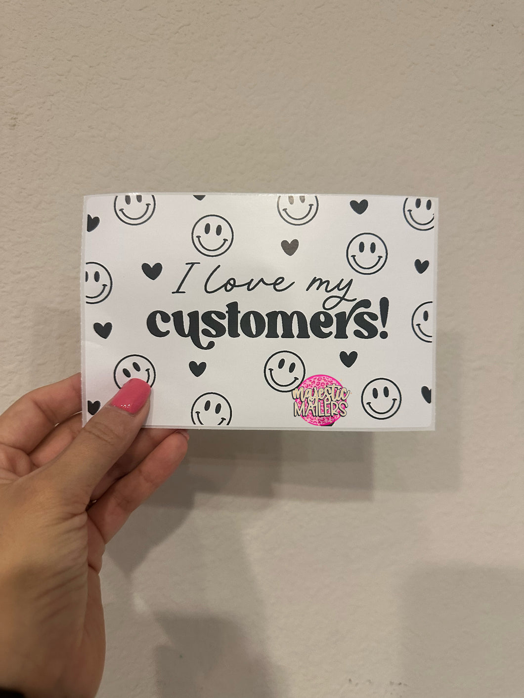 4x6 Packaging stickers set of 100