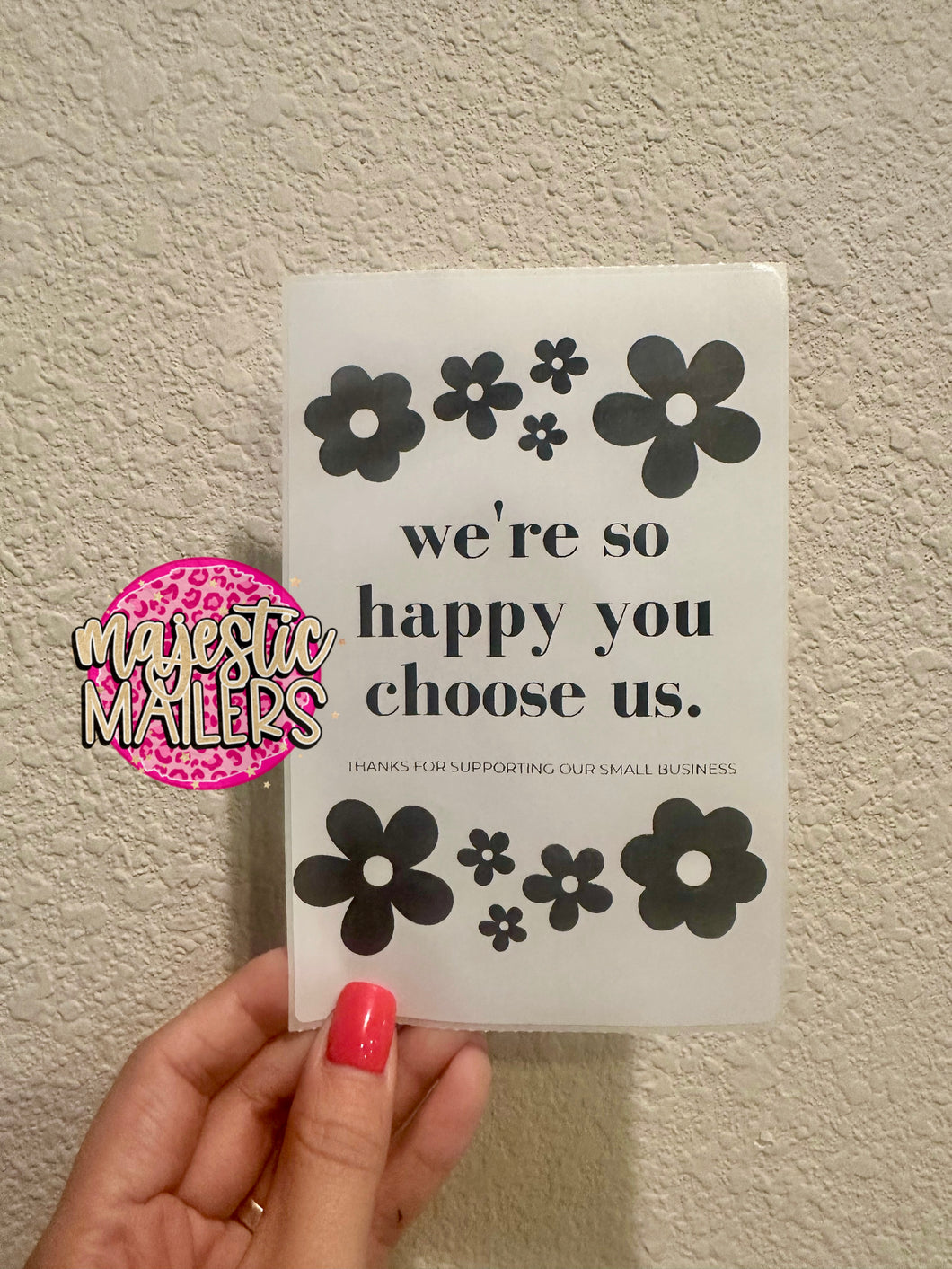 4x6 Packaging stickers set of 100