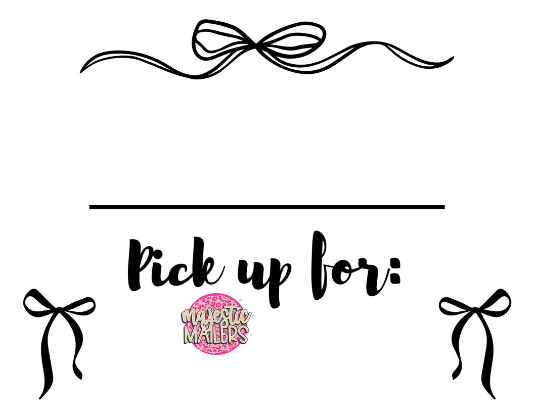 4x6 Packaging stickers set of 100