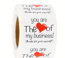 Load image into Gallery viewer, Packaging stickers qty 100
