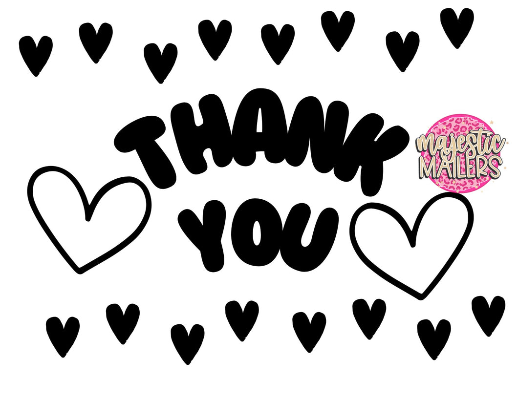 4x6 Packaging stickers set of 100