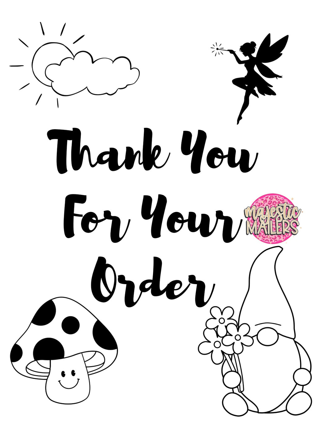 4x6 Packaging stickers set of 100