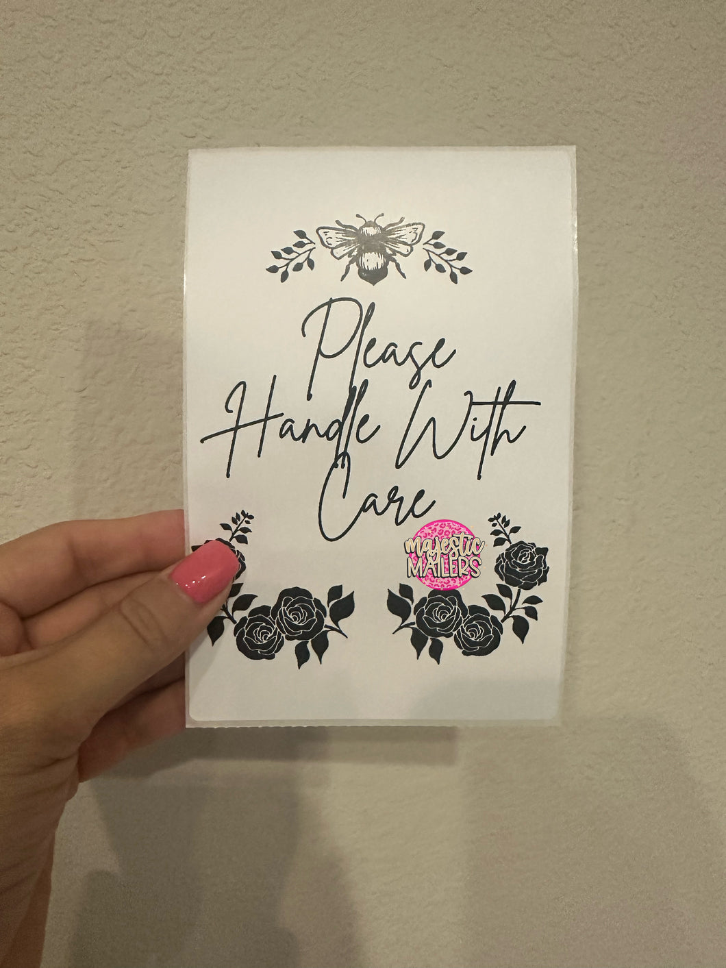 4x6 Packaging stickers set of 100