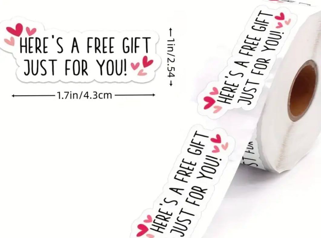 Packaging stickers qty 100