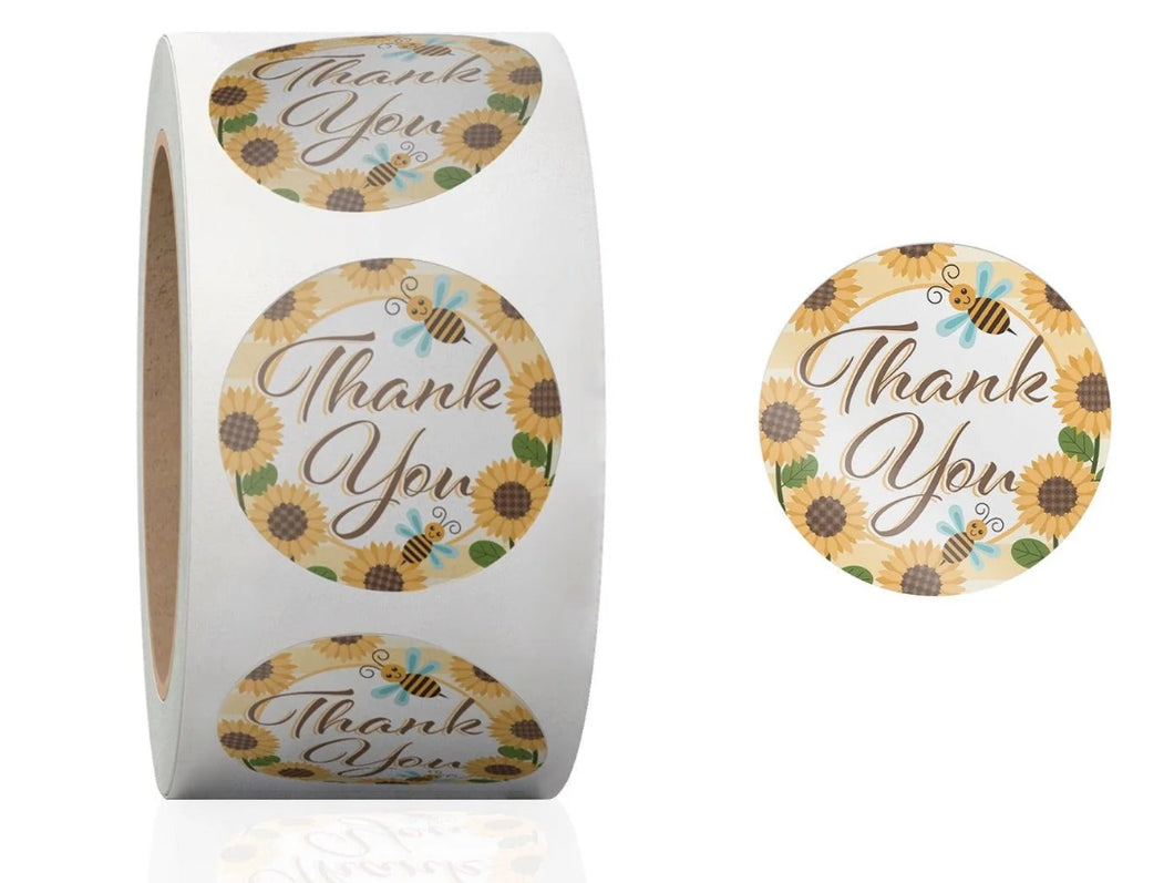 1.5” Packaging stickers qty 100