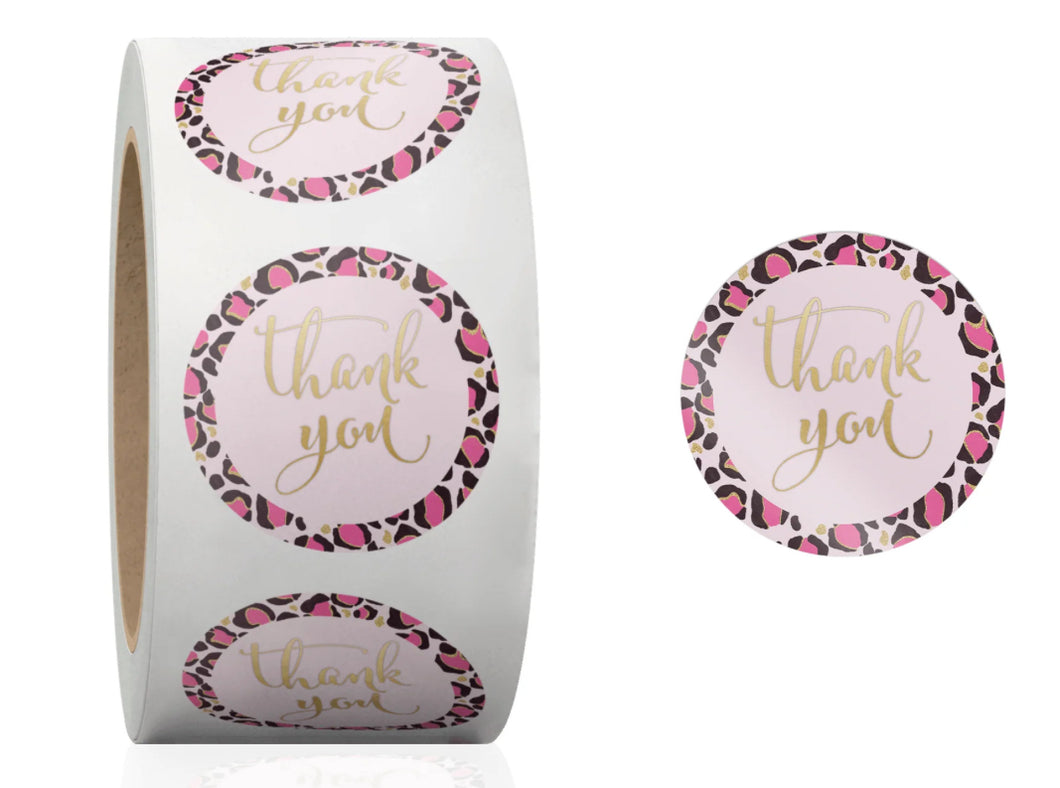 1.5” Packaging stickers qty 100