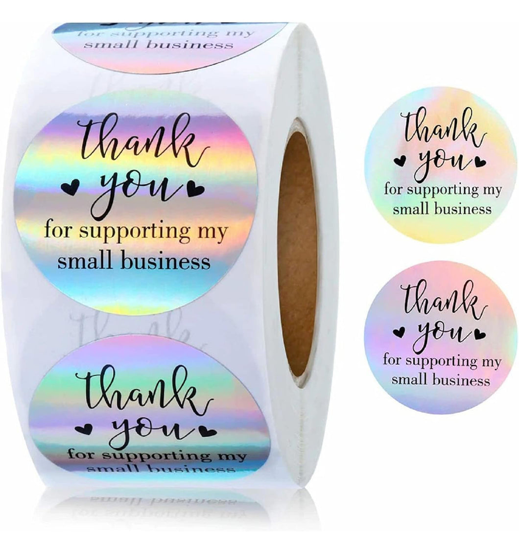 Packaging stickers qty 100