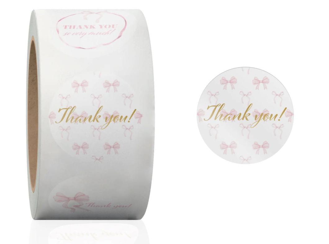 1.5” Packaging stickers qty 100