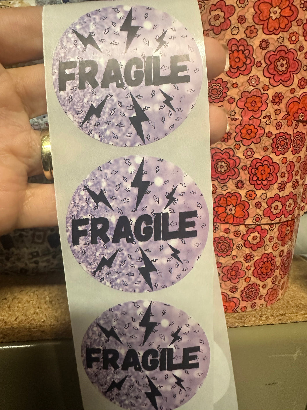 2” Packaging stickers qty 100