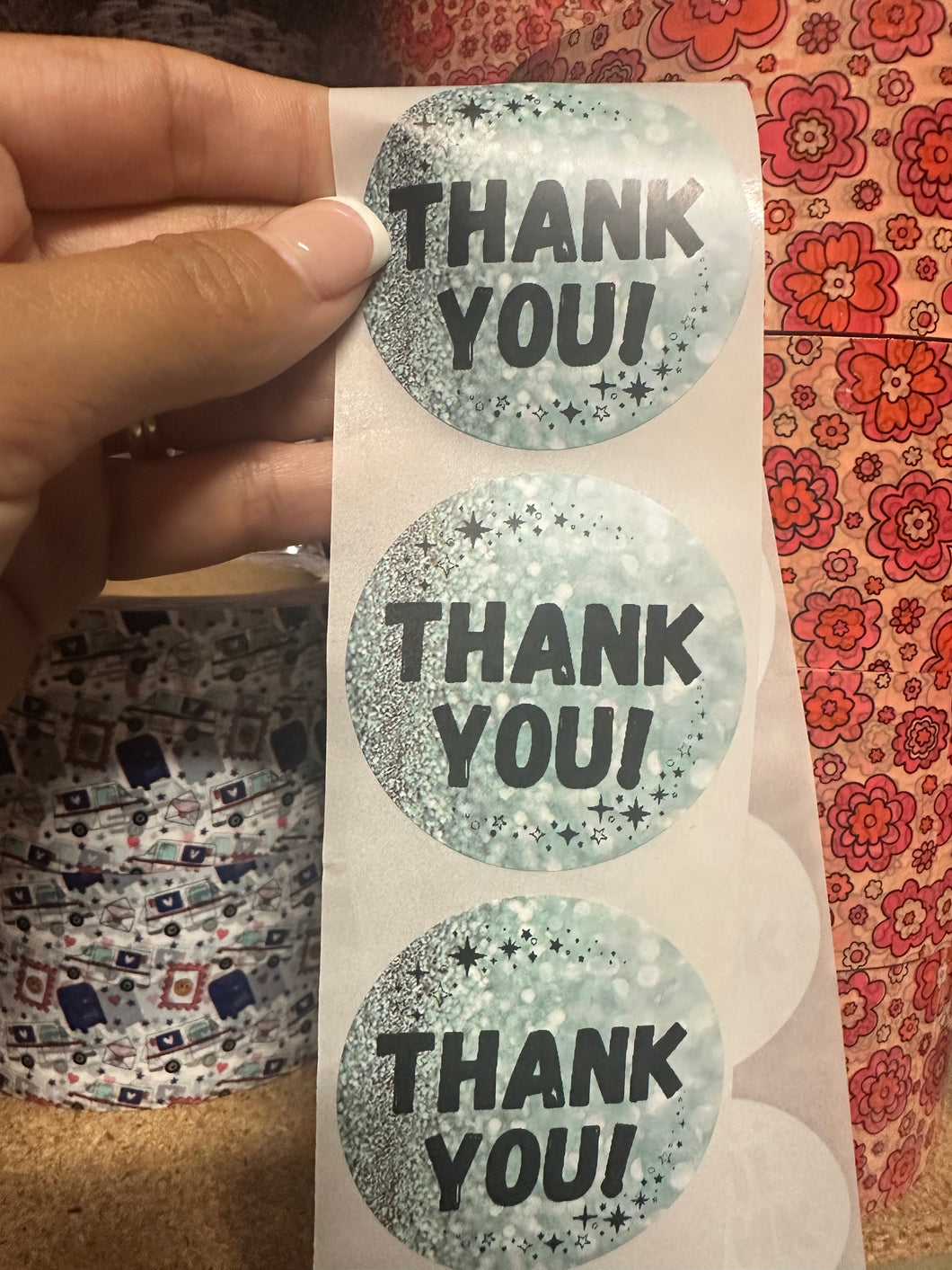 2” Packaging stickers qty 100