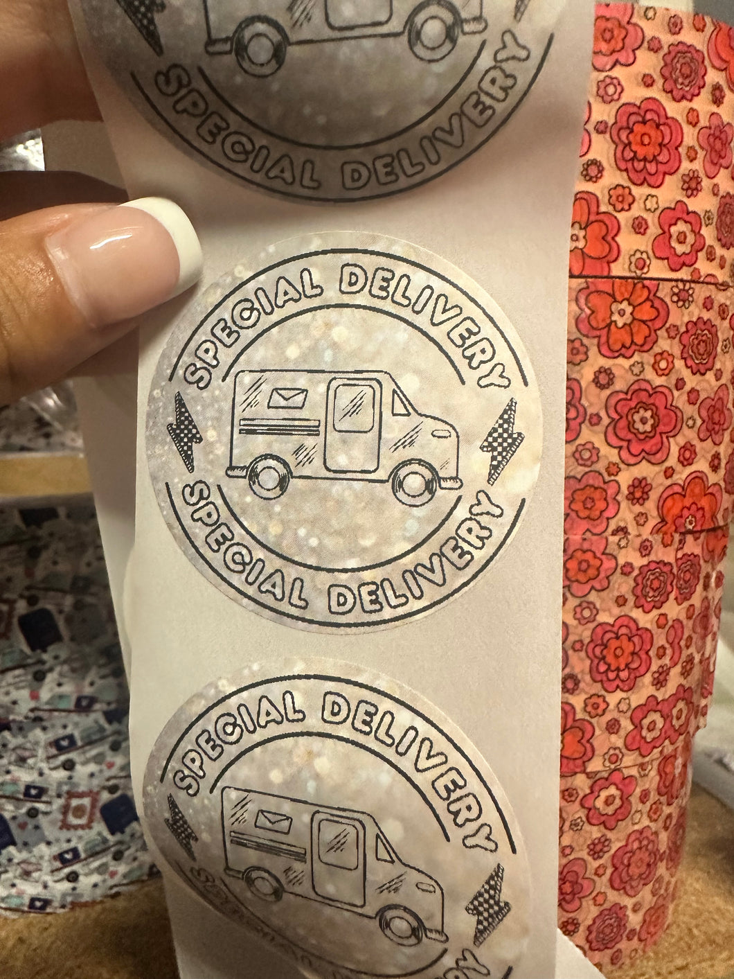 2” Packaging stickers qty 100