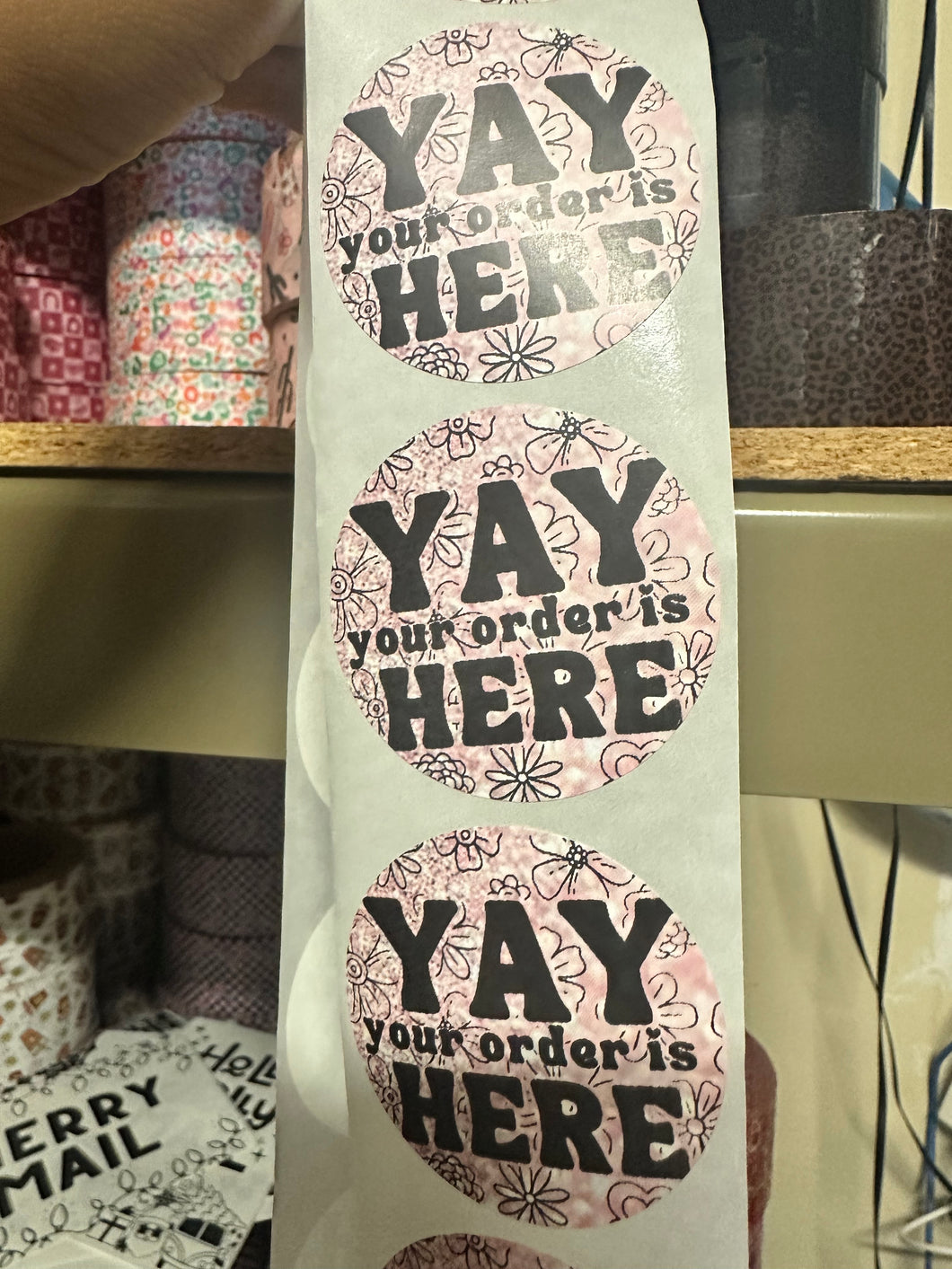 2” Packaging stickers qty 100