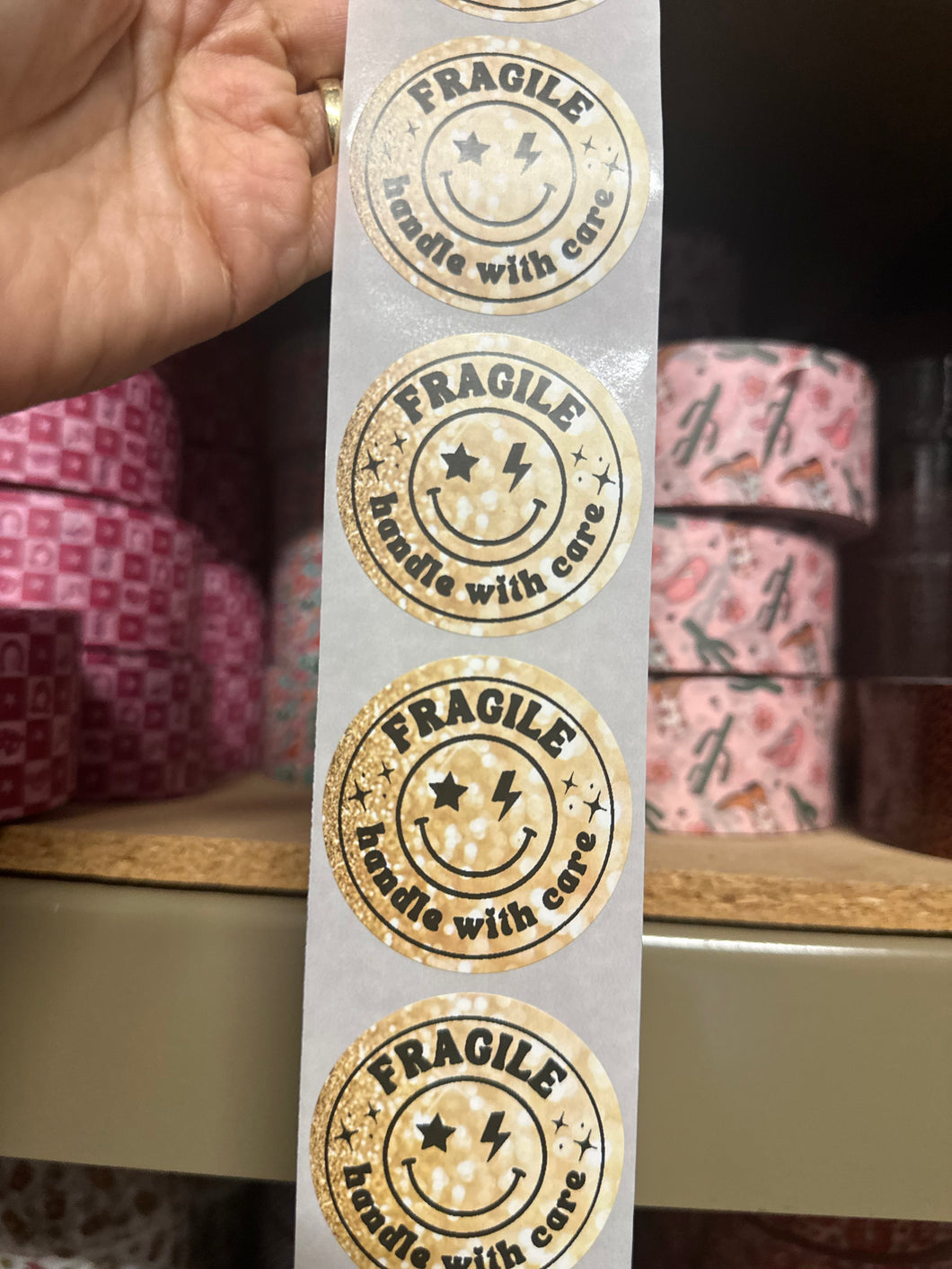 2” Packaging stickers qty 100