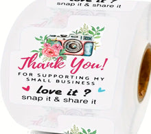 Load image into Gallery viewer, Packaging stickers qty 100
