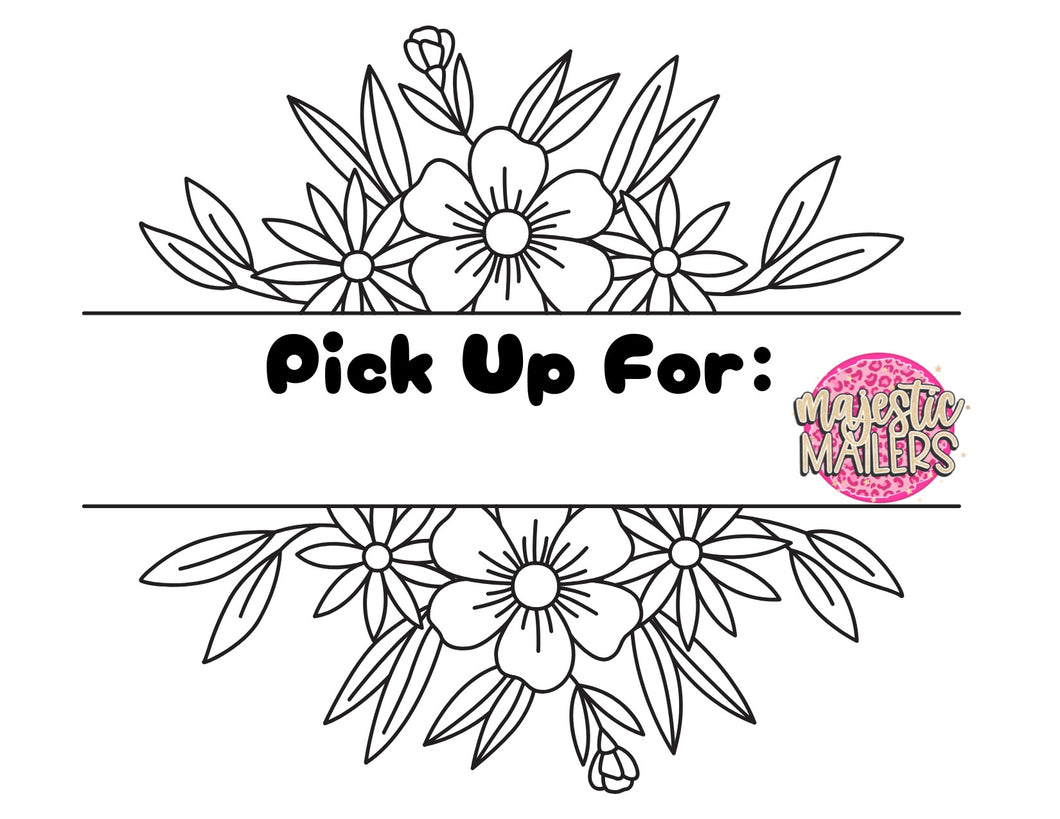 3x3 packaging stickers set of 100