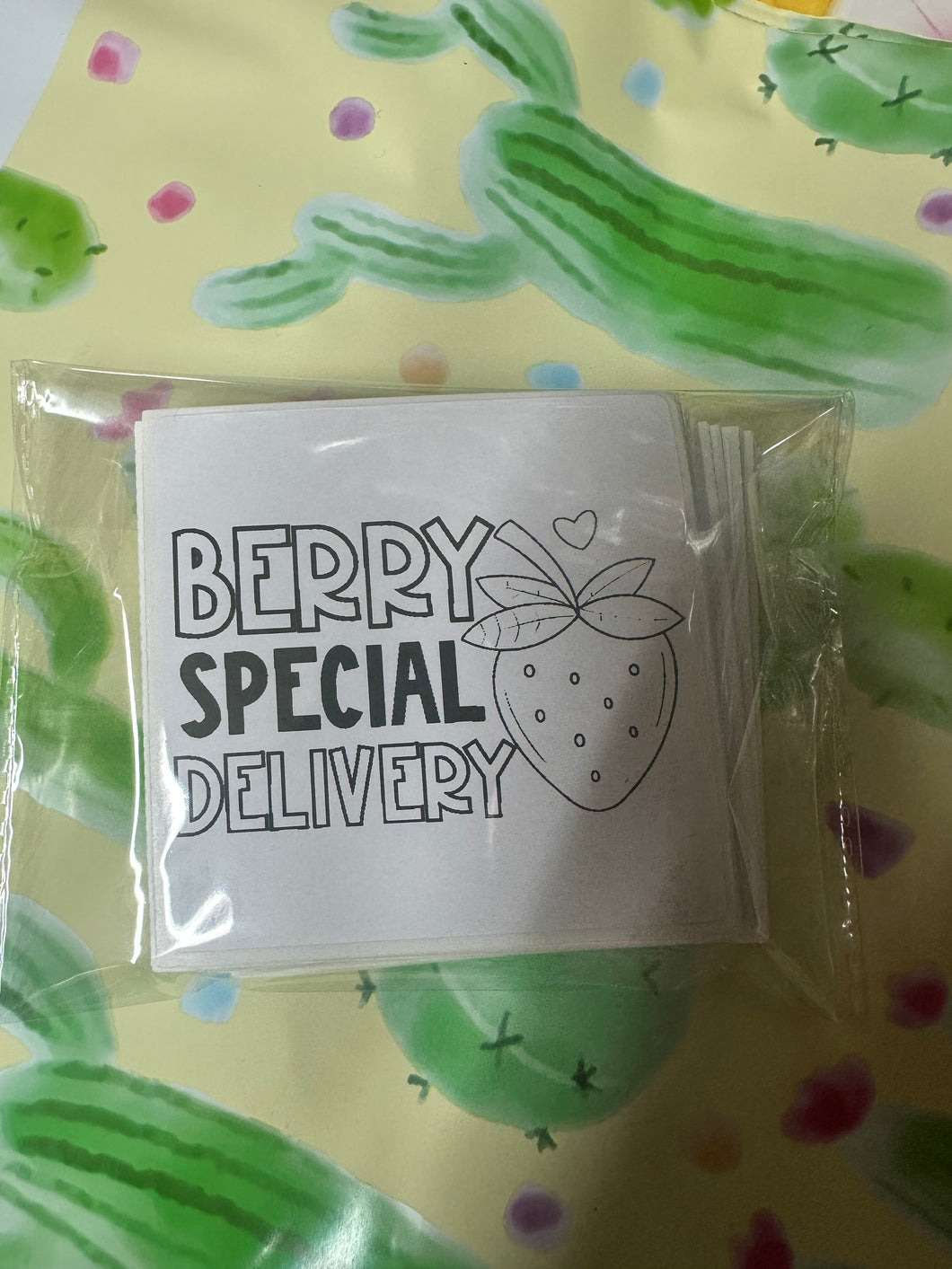 3x3 packaging stickers set of 100