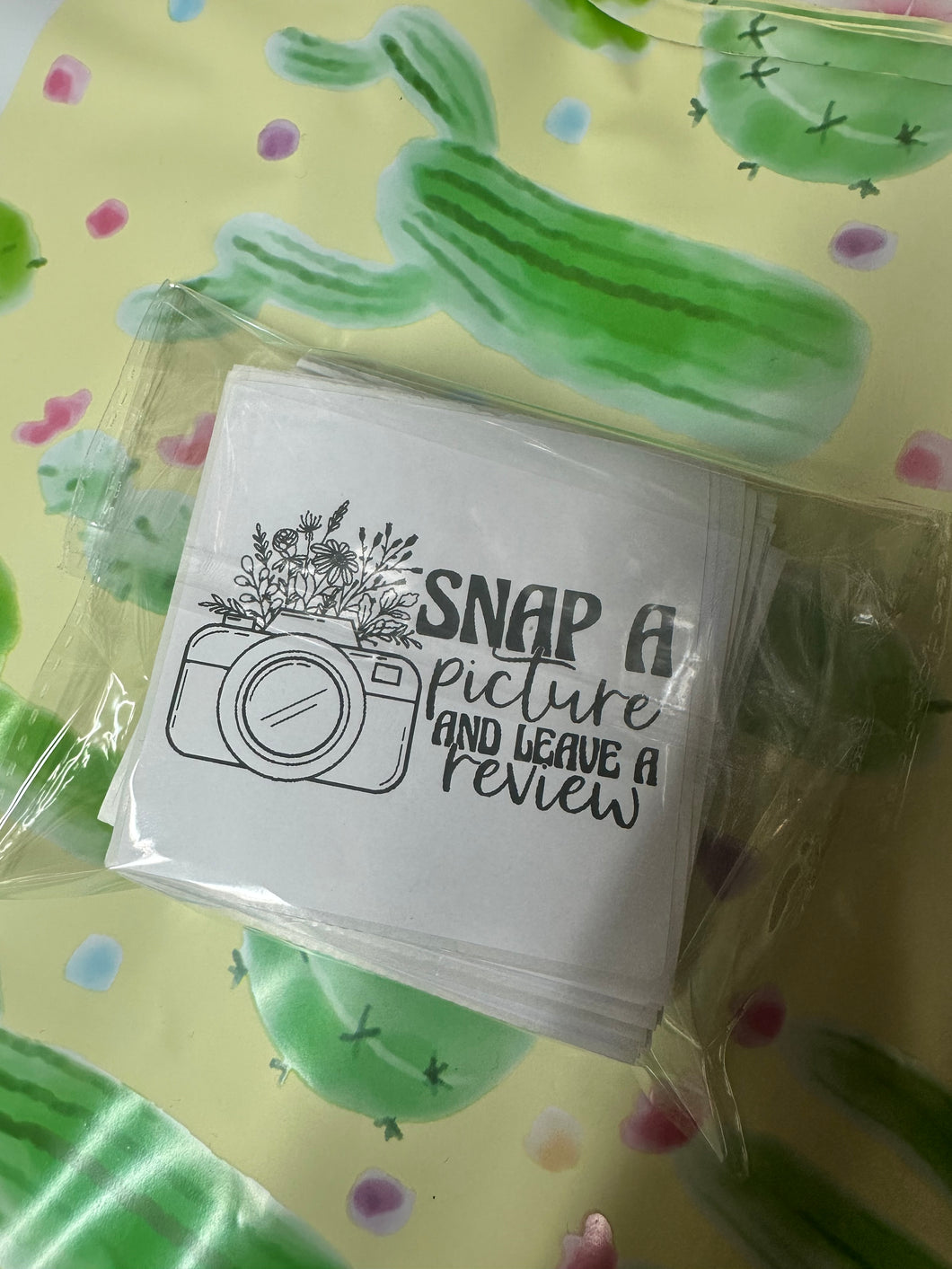 3x3 packaging stickers set of 100