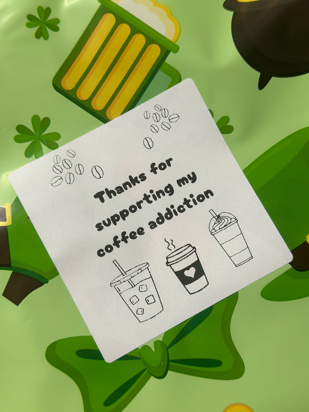 3x3 packaging stickers set of 100