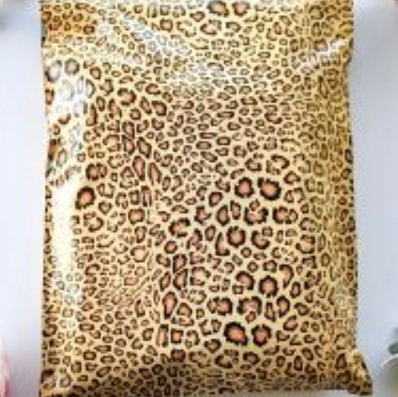 10x13 leopard Poly mailers set of 100